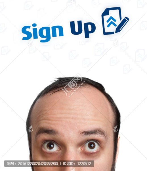 年輕的頭看著互聯(lián)網(wǎng)類型的圖標(biāo)