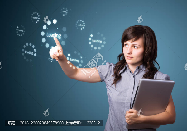商人按簡易型啟動按鈕