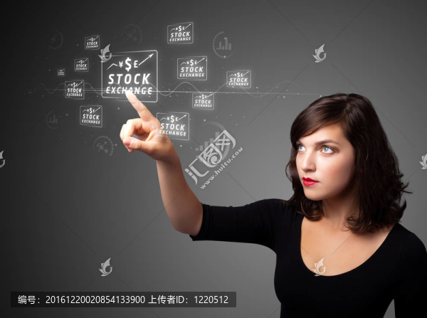 按現(xiàn)代商務(wù)型紐扣的商人
