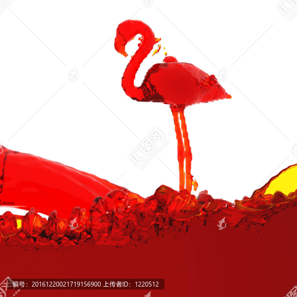 火烈鳥的液體