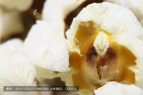 紋理或背景的爆米花