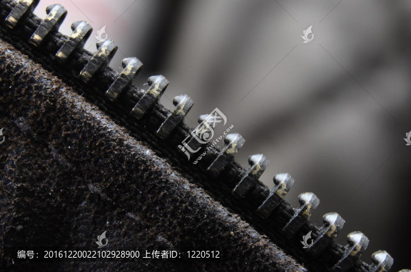 皮夾克拉鏈