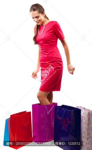 女性購物者