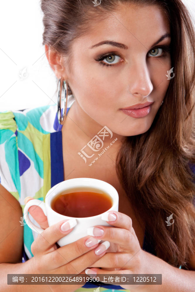 女人與茶