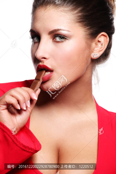 女人和巧克力