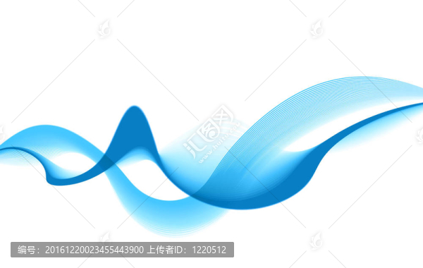 藍色的波浪背景
