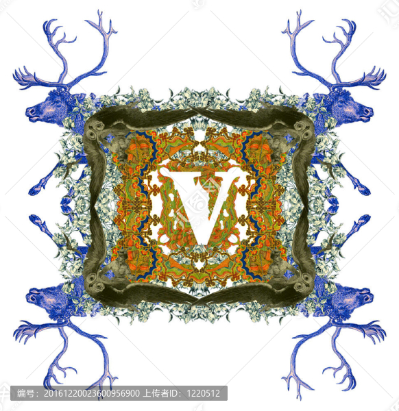 字母V.