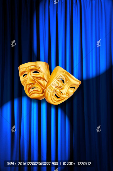 帶面具的戲劇表演概念
