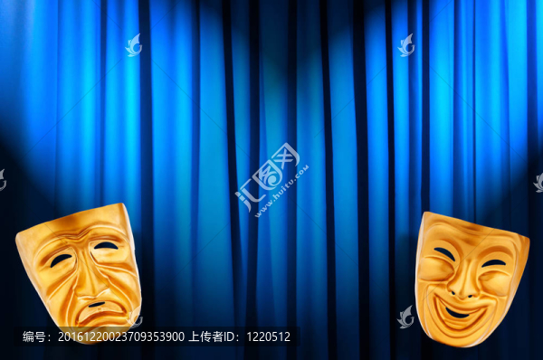 帶面具的戲劇表演概念