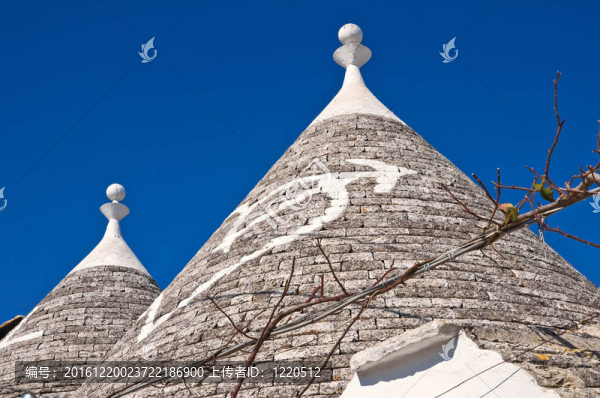 Alberobello,s,Trulli。普利亞。意大利.