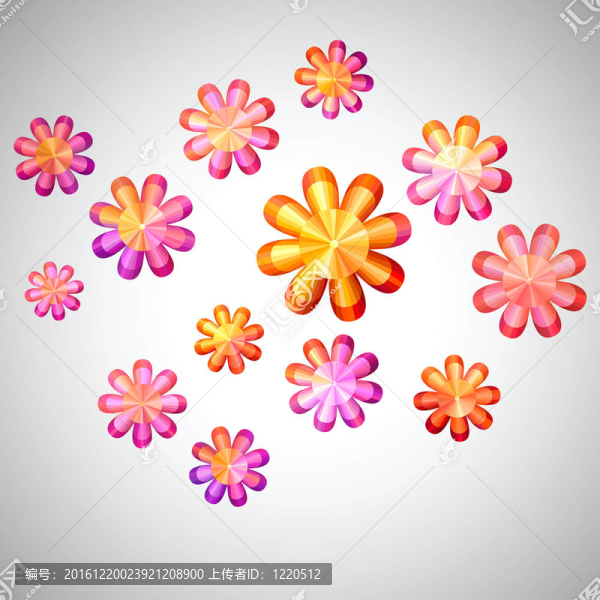 鑲嵌的花