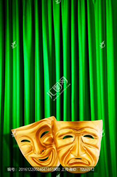 帶面具的戲劇表演概念