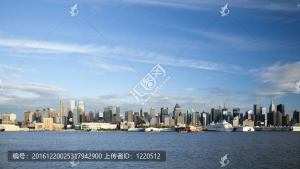 紐約市住宅區(qū)的天際線
