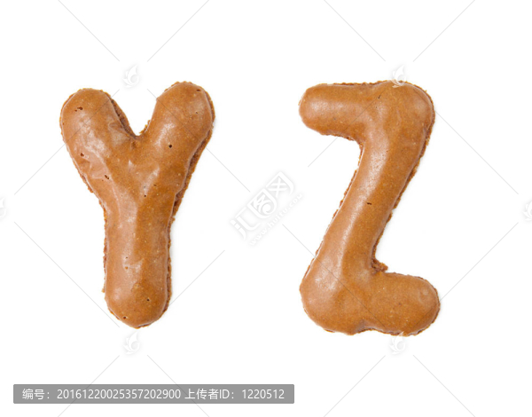 巧克力字母