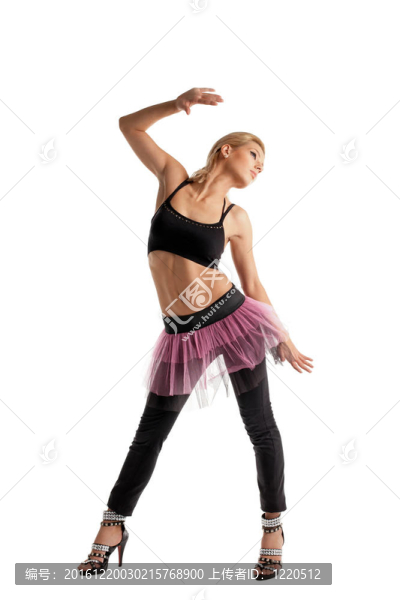 體育青年女子舞蹈服裝
