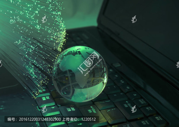 光纖背景技術(shù)地球儀