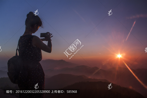 黑麋峰拍日出看日出