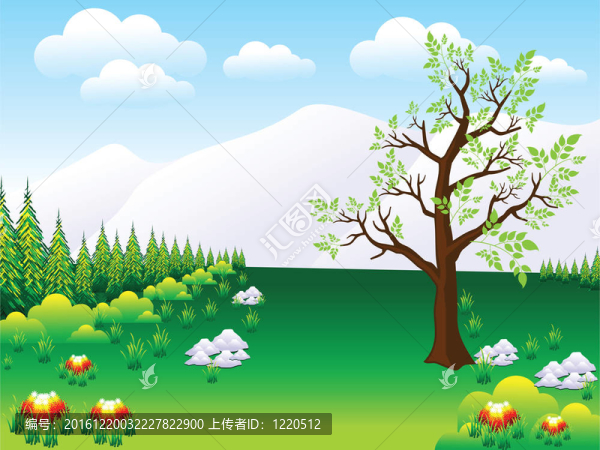 摘要自然場(chǎng)景