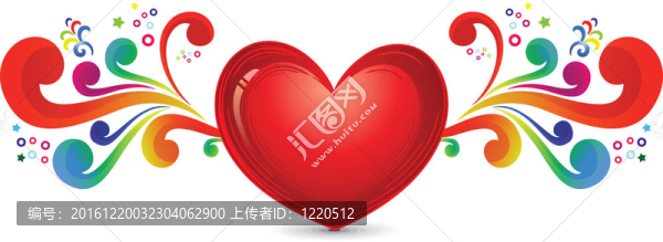 抽象藝術(shù)閃亮的心