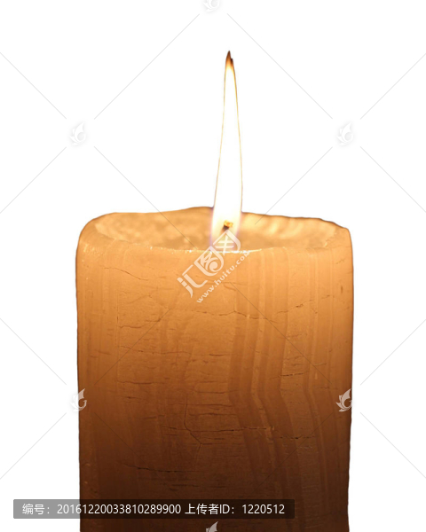 白色燃燒蠟燭