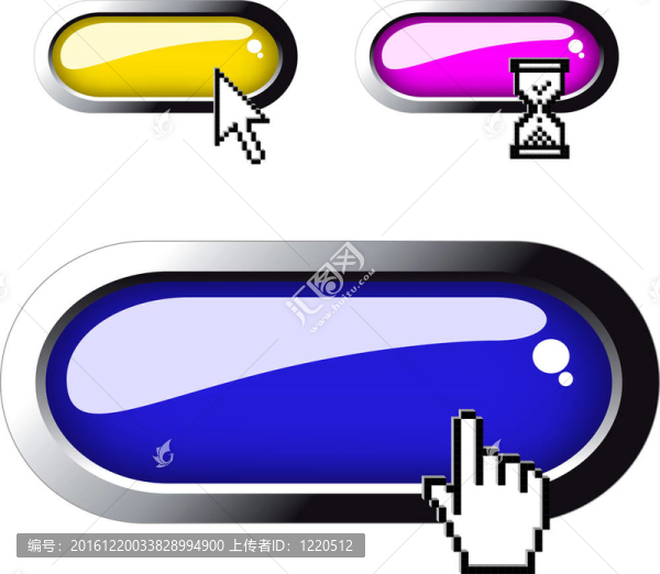 按鈕像素游標(biāo)