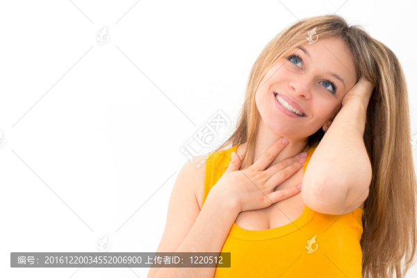 女人臉想仰視