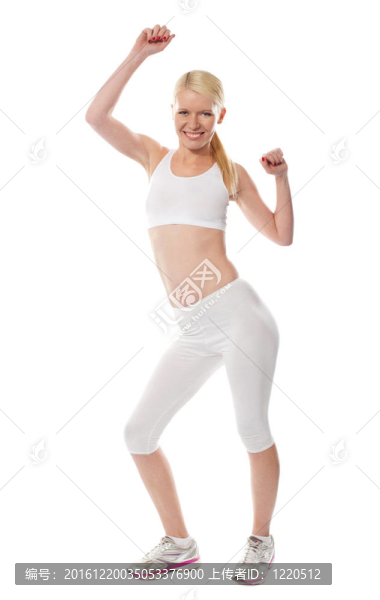 歡快的運動適合女孩在運動裝