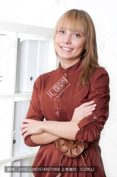 美麗商業(yè)女性肖像