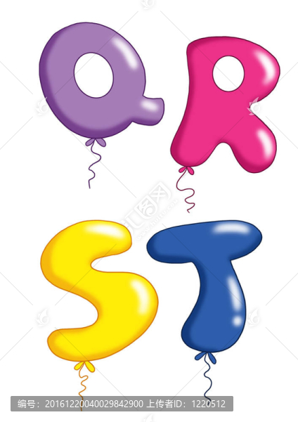 字母玩具氣球5