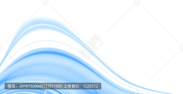 摘要波；四溢的白色背景上的藍(lán)色色調(diào)