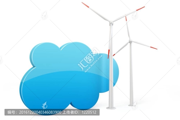 3D云計算綠色電源概念
