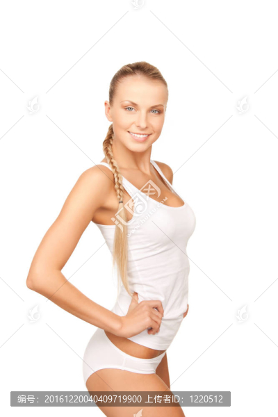 純棉內(nèi)衣美女