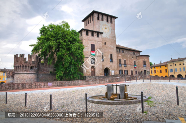 羅卡圣維塔萊。Fontanellato。Emilia,Romagna。意大利.