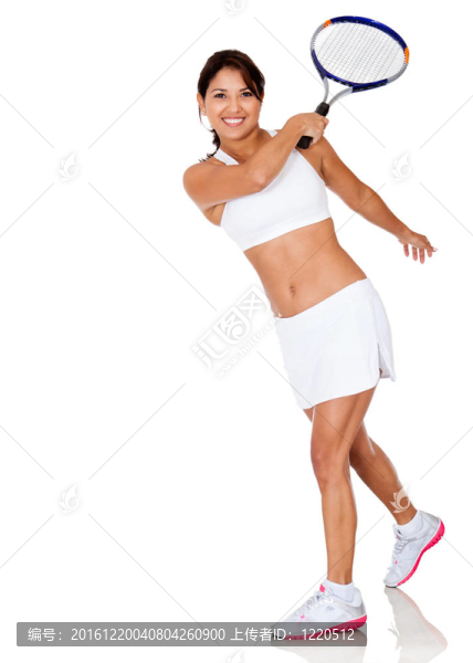 女人打網(wǎng)球