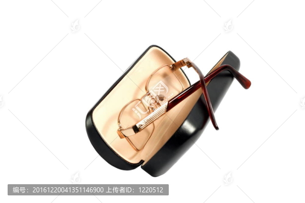 金色眼鏡及其外殼