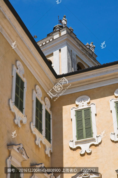 科洛爾諾的皇家宮殿。Emilia,Romagna。意大利.
