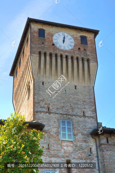 Rocca,dei,Terzi。Sissa。Emilia,Romagna。意大利.