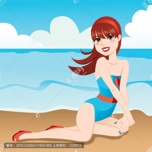 海灘美女