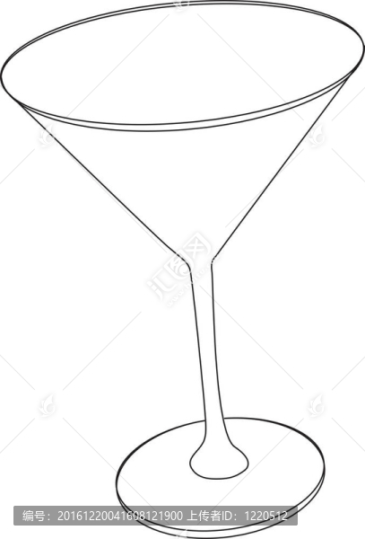 雞尾酒玻璃圖