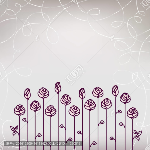 玫瑰花卡背景