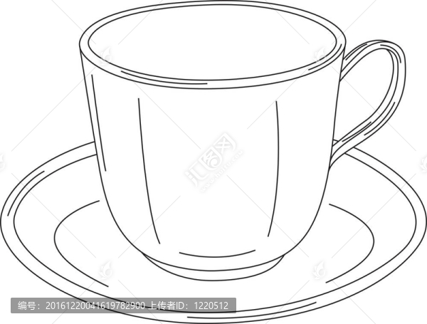 咖啡杯插畫