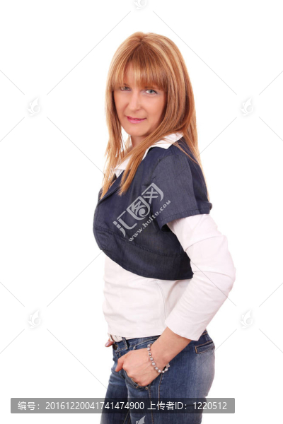 美麗的女孩冒充