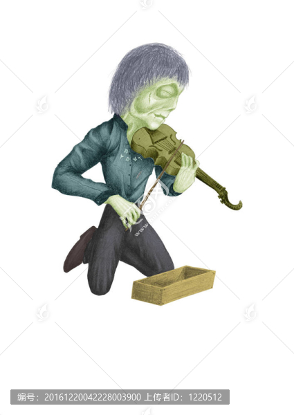 僵尸的小提琴手