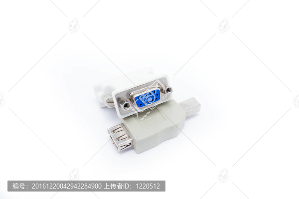藍和USB連接器