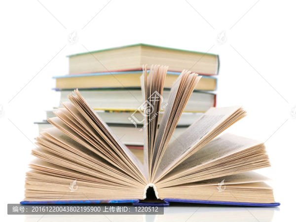 白色背景書籍