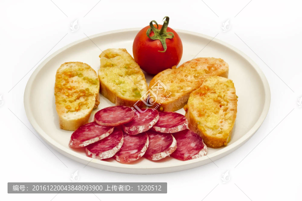 番茄擦面包片