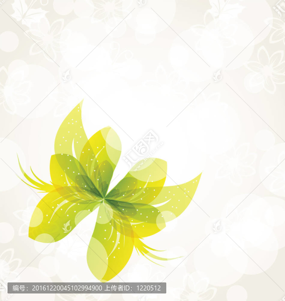 設(shè)計(jì)慶典賀卡綠色蝴蝶