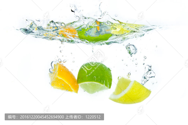 柑橘類水果飛濺
