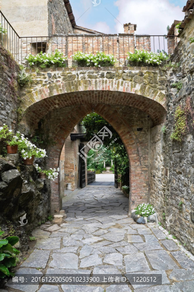 Gropparello,Castle。Emilia,Romagna。意大利.