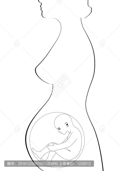 一個懷孕的女人